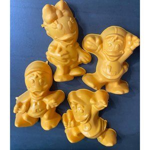 Vintage Disney duck tale molds hewy dewy Louie daisy